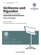 SICILIENNE AND RIGAUDON VIOLIN BK/CD cover